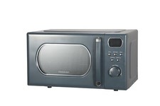 Cookology Retro Microwave 800W Freestanding 20L - Grey RETDD20GR