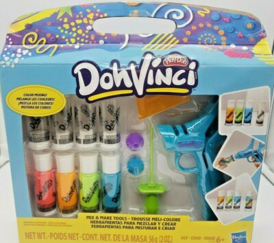 PLAY-DOH DOHVINCI COLOR MIXING SET Draw On Paper Canvas Wood Glass & More