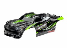 Traxxas Sledge Body Green Assembled with body support/mounts 9511G New 