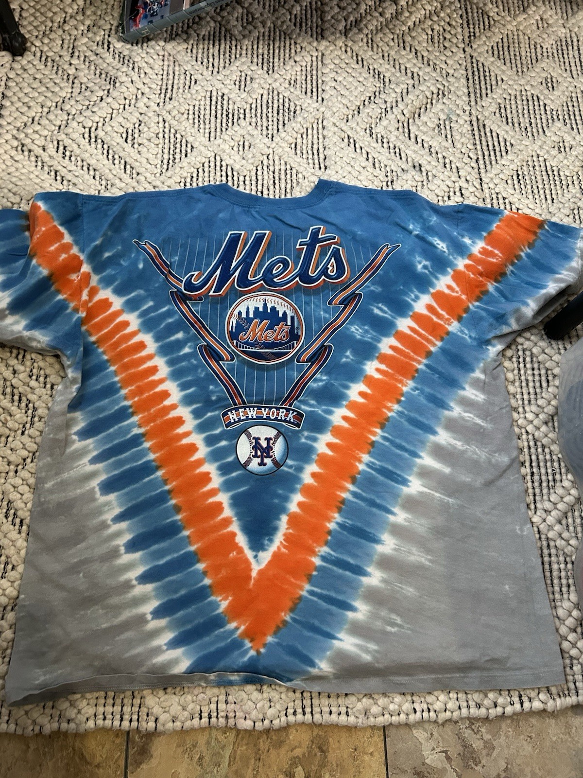 New York Mets AOP Tie Dye T-Shirt MLB Baseball Lee Sport Size 2XL