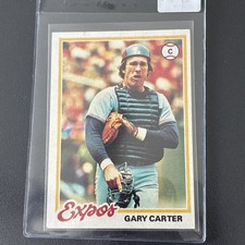 Gary Carter Montreal Expo Hall of Fame Catcher 1978 Topps MLB Baseball Card #120
