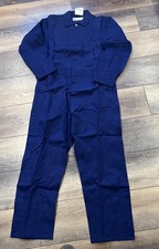 Dickies Long Sleeve Coveralls Mens 46 RG Blue Mechanics Jumpsuit Overalls