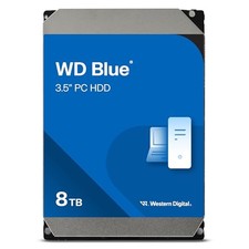 WD Blue 8TB 3.5" Internal Hard Drive - 5400 RPM Class, SATA 6 Gb/s, 256MB Cache