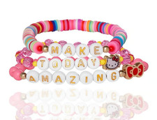 NWT hello kitty 3pc bracelet set make today amazing