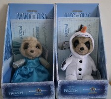 Limited Edition Disney Frozen Elsa and Olaf Meerkat Soft Toy Set
