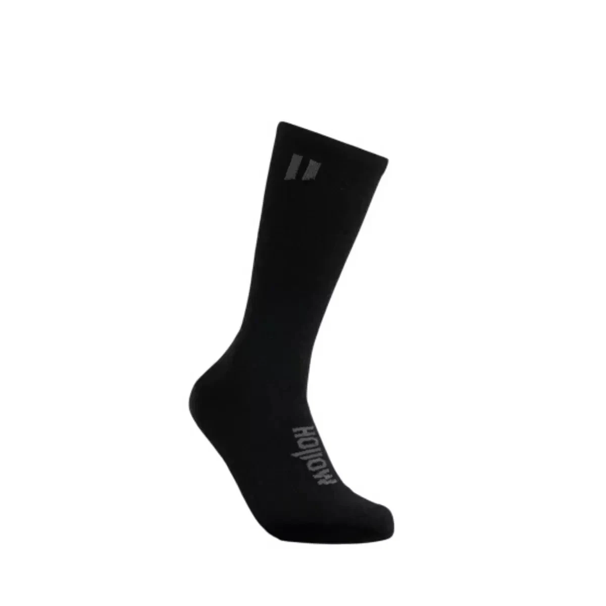 New Hollow Alpaca Crew Socks Black Large Men 10.5-13 Women 10.5-12