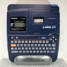 Casio Label Maker KL 750B EZ Label Printer Thermal Label It Label Spool Included
