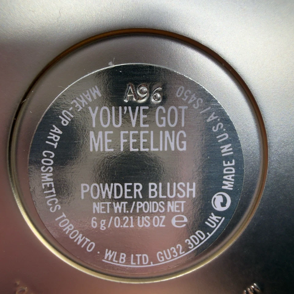 MARIAH CAREY x MAC Cosmetics 🖤 YOU'VE GOT ME FEELING 🖤 Powder BLUSH Rouge LE - Image 2 of 4