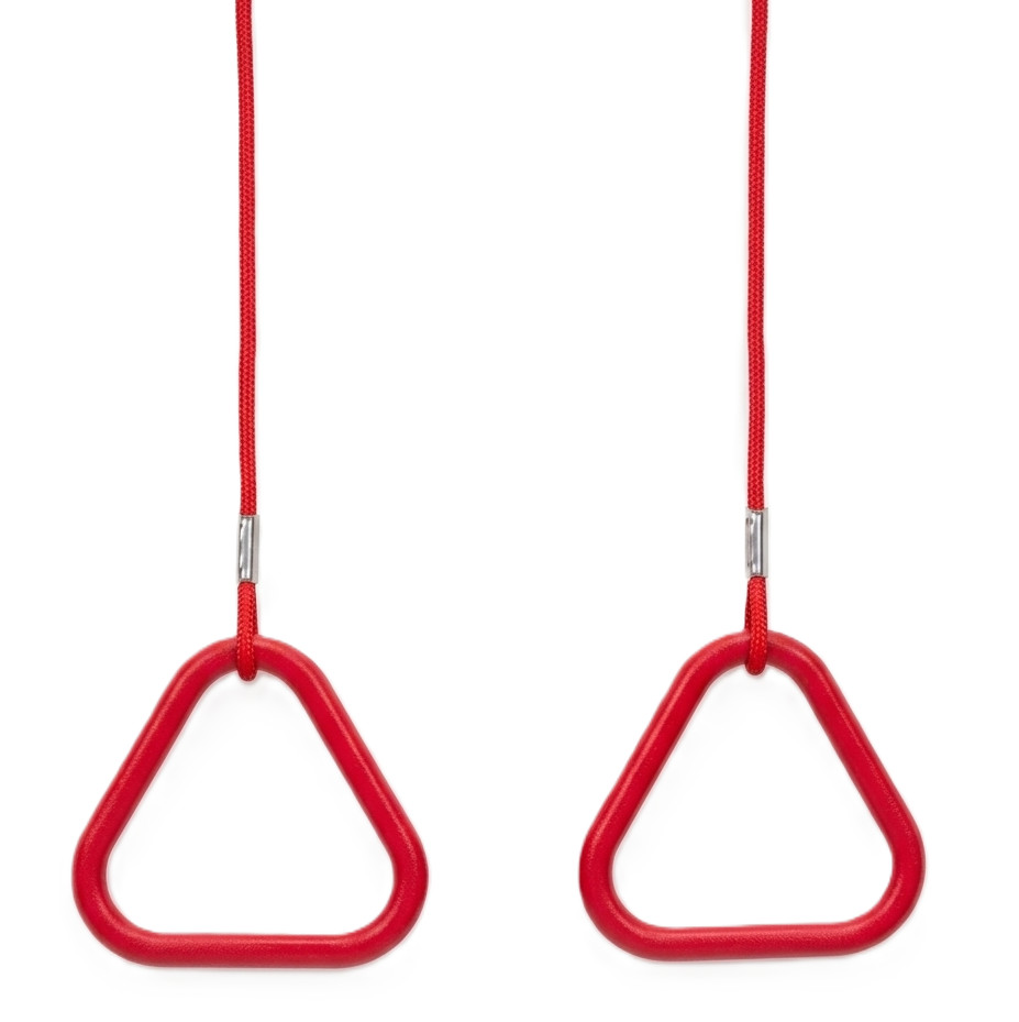 Pair of Red Triangle Emergency Alarm Pull + 2.5m cord for Accessible Disabled WC