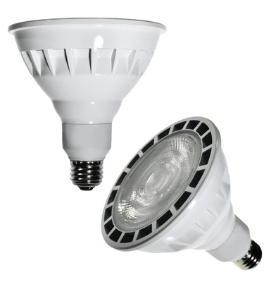 Diodesy PAR38 LED Flood Light 35W E26 5000K 120-277V 4000LM Dimmable White 2Pk
