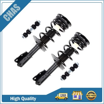 Front Strut Sway Bar Links w/Spring For 1999-2005 Chevy Cavalier Pontiac Sunfire
