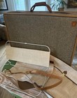 Vintage Hartmann Tweed Rolled Leather Rolling Suitcase Luggage with Accessories — photo 4