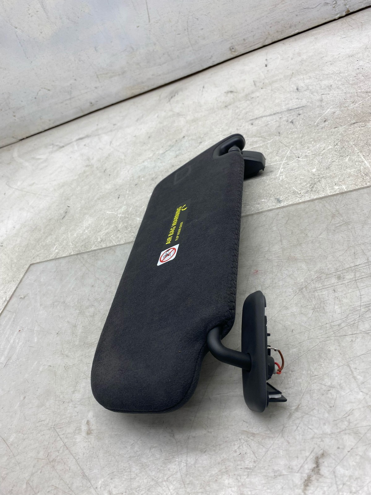 2015-2020 BENTLEY BENTAYGA OEM LEFT RIGHT SUN VISOR SHADE SET x2 BLACK SUEDE