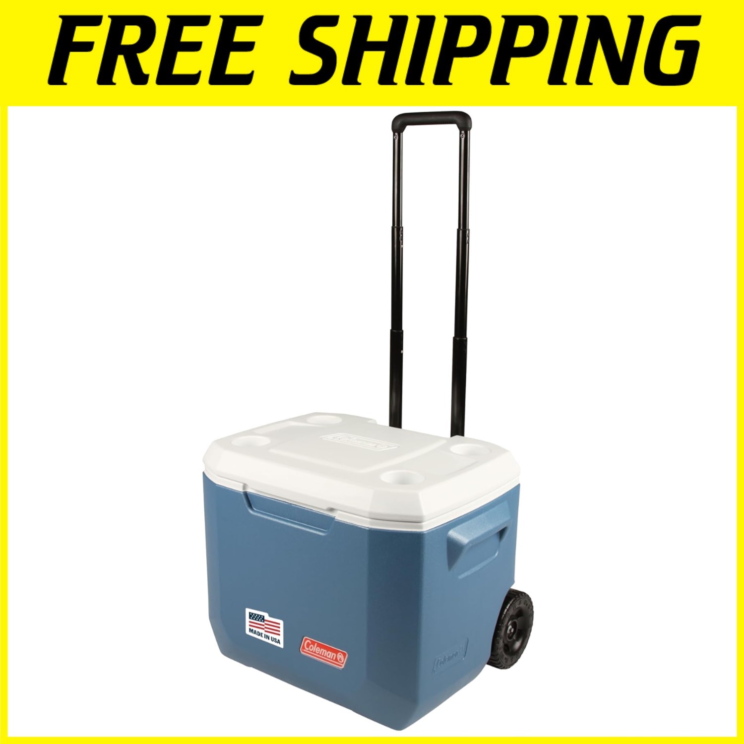 Portable Wheeled Hard Chiller 5-Day Ice