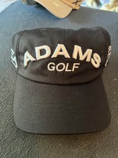 Adams Golf Authentic Performance Cap Hat Adjustable White and Black