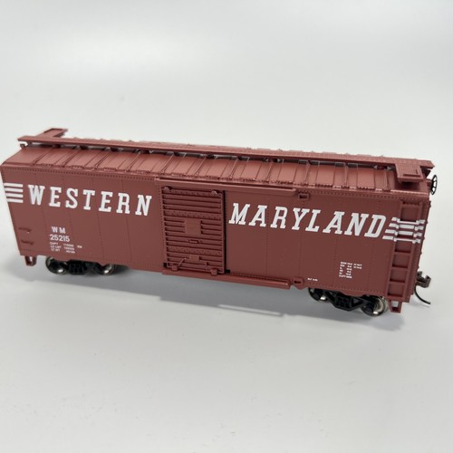 Bachmann Silver Series 17037 HO Western Maryland 40' Boxcar - En caja, excelente | Zustand: Used