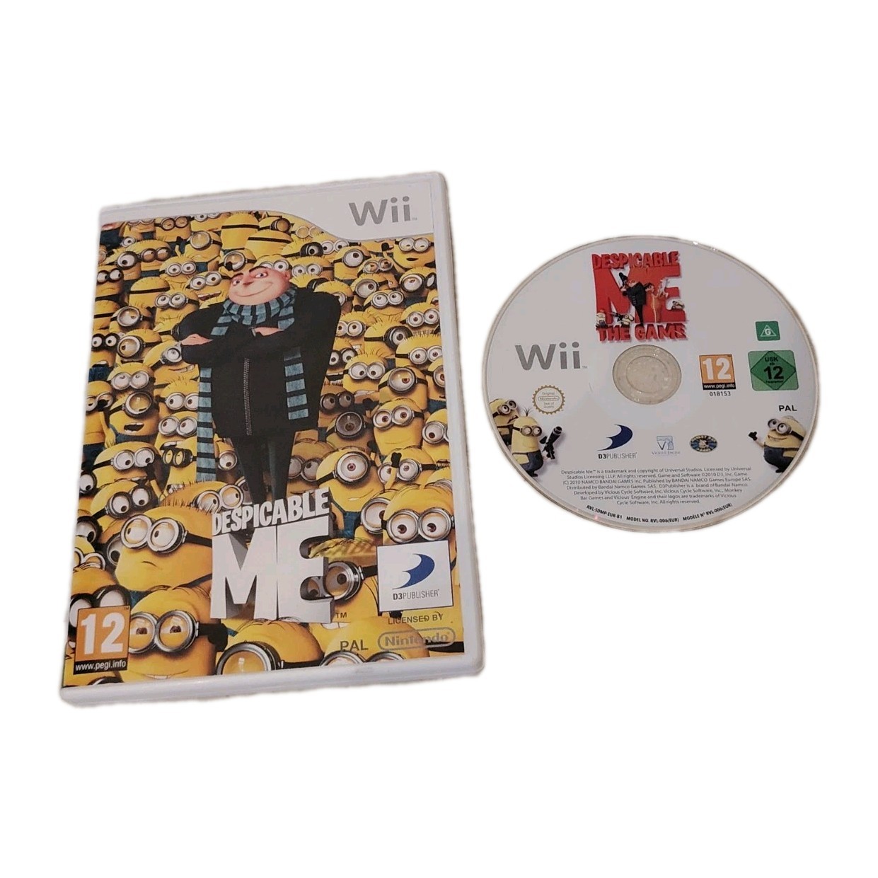 Despicable Me (Nintendo Wii / Wii U (minions Game) (a)
