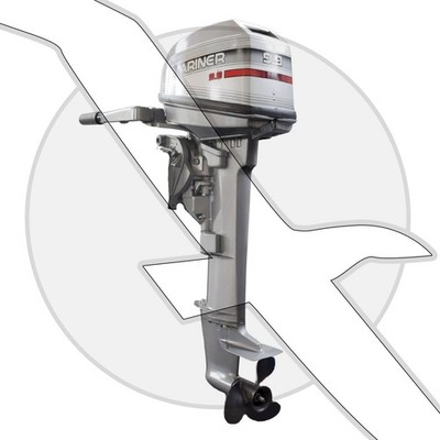 Mariner 9.9hp Outboard 2 Stroke Mercury Long Shaft | eBay