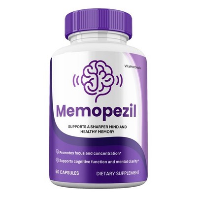 Memopezil Capsules, Max Strength, Memo Pezil for Clarity and Health (1 Pack)