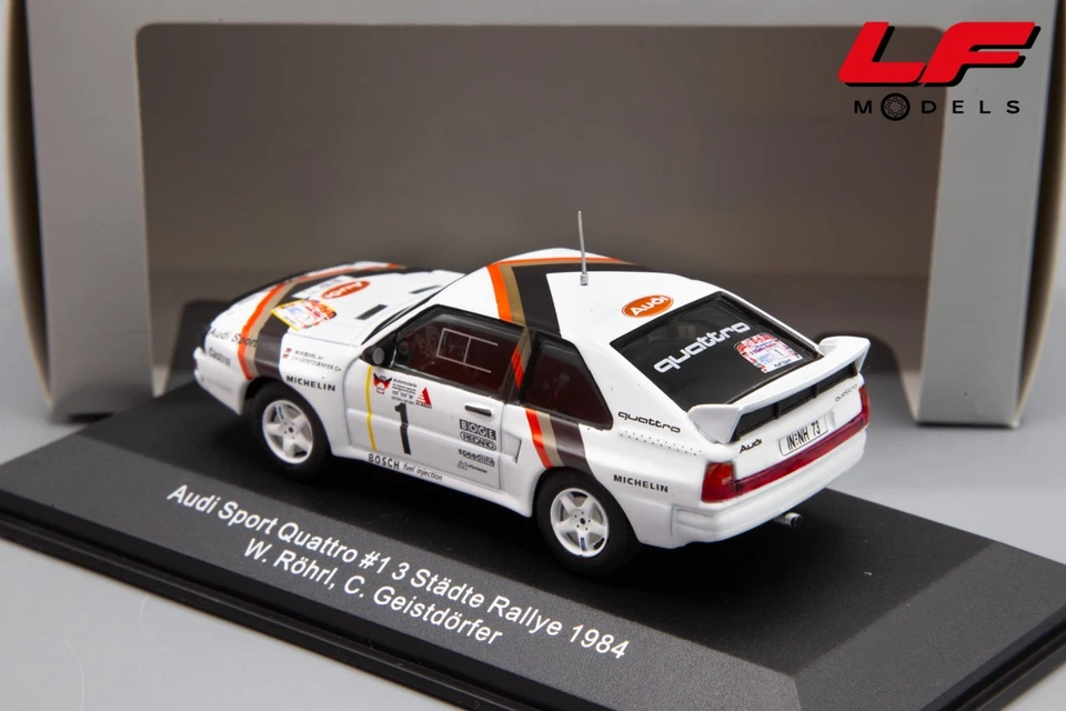 1:43 Audi Sport Quattro #1 3 Städte Rallye 1984 W. Rohrl - CMR - Immagine 2 di 3