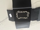 NWT CHANEL Authentic Pearly Silver Classic 5 CC Logo Necklace in box — photo 2