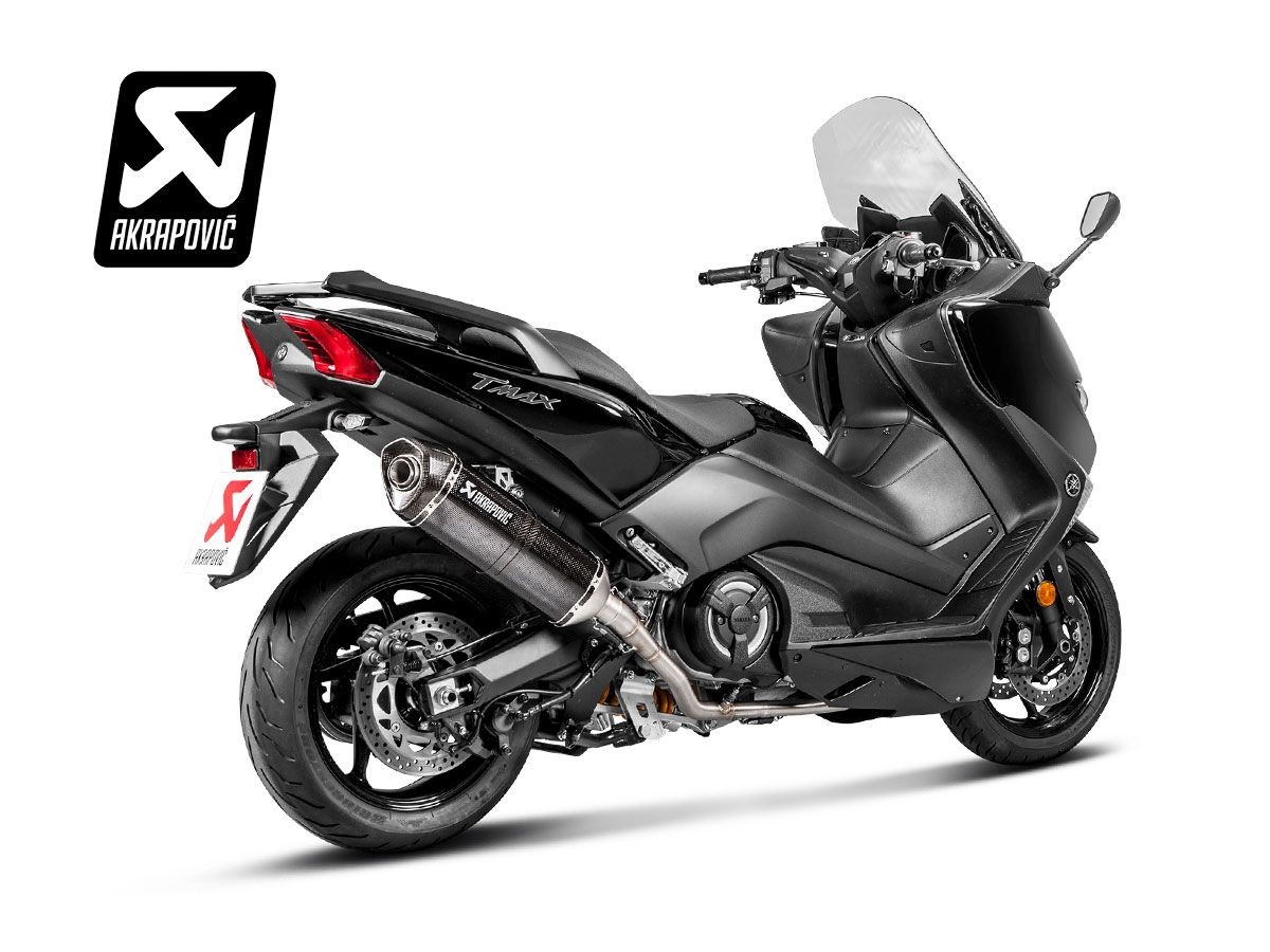 AKRAPOVIC アクラポビッチ　TMAX530 4型5型　sj12 COMPLETE EXHAUST AKRAPOVIC CARBON FOR YAMAHA T-MAX 530 2017-2019