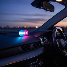 8-Color Waterproof LED Strobe Lights Set with Remote - Perfect for Cars & Drones