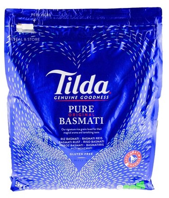 Basmati Reis TILDA 5 KG Basmatireis rice riz ris Langkorn Essen wie in Asien