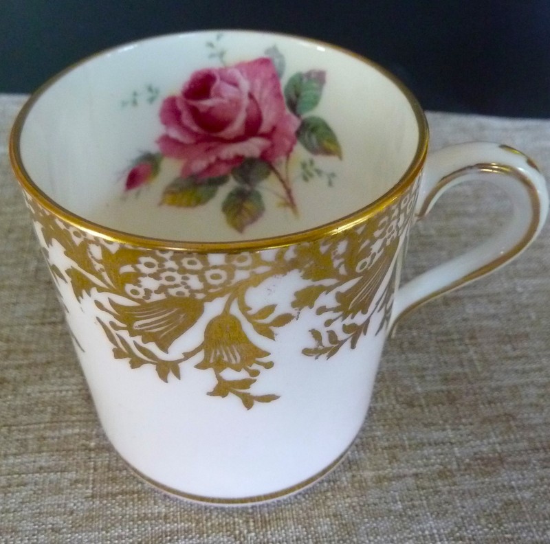 Paragon Pink  Rose & Gold Bone China Demitasse Espresso Teacup AS IS