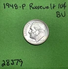 1948-P Roosevelt Dime BU Uncirculated Mint State 90% Silver 10c US Coin
