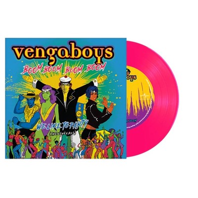 Vengaboys Boom, Boom, Boom, Boom 7  Pink Vinyl NEW