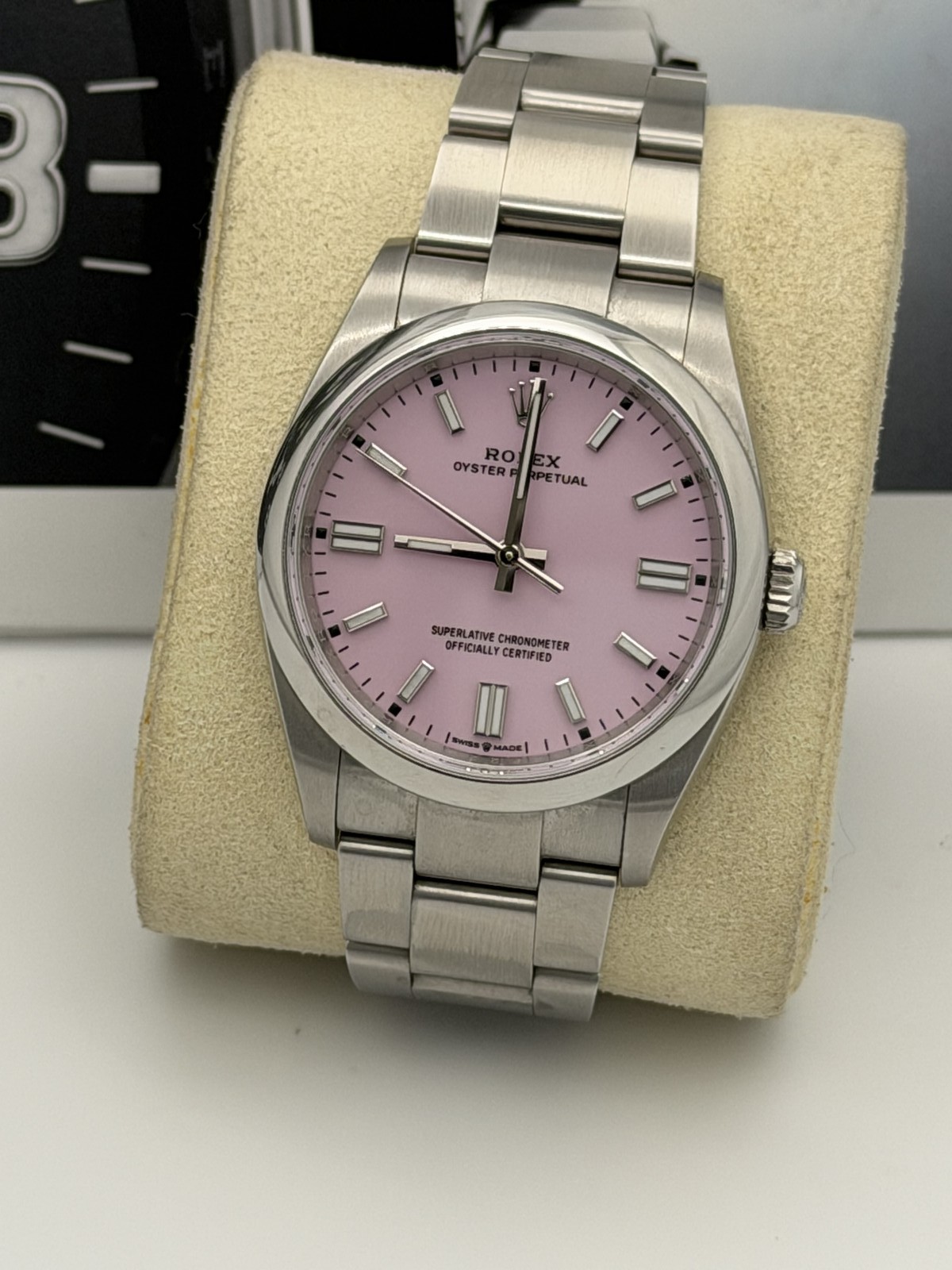 Rolex Oyster Perpetual 126000 candy pink