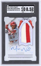 Masyn Winn Cardinals Signed 2024 Topps #DAPB-MW1 #5/5 SGC 8.5/10 Rookie Card