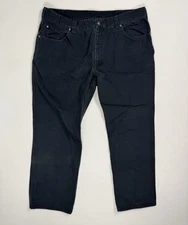 Duluth Trading Co Jean 40x32 (38x30) Black Straight Leg Work Grunge Street