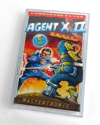 Commodore 64 C64 Spiel --  Agent X II (Mastertronic) -- Tape
