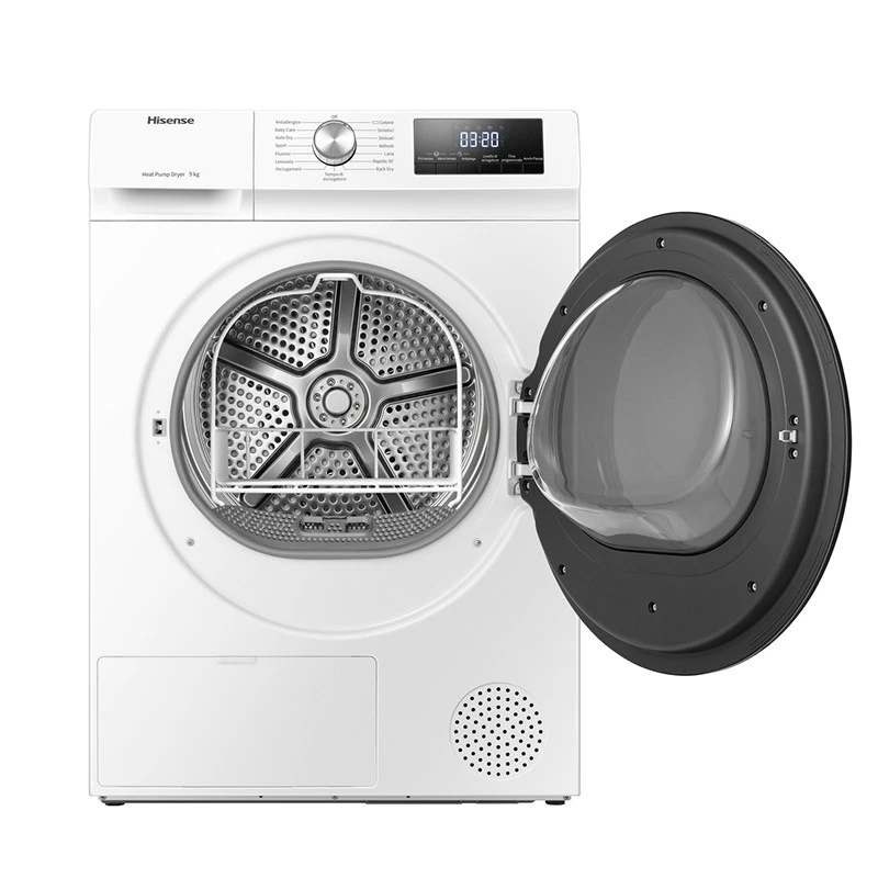 DHQA902U asciugatrice Libera installazione Caricamento frontale 9 kg A++ Bianco - Immagine 3 di 4