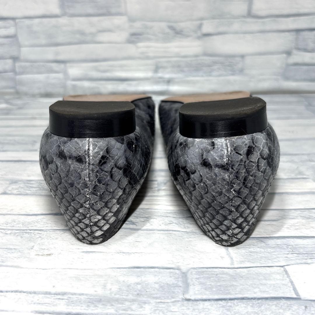 PELLICO Anelli Python flat shoes gray 23cm - image 9