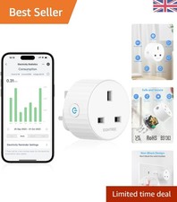 Smart Plug with Energy Monitoring & Voice Control - Alexa & Google Home Ready