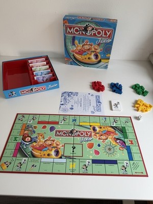 Monopoly - Junior - Parker - 2-4 Spieler - Komplett
