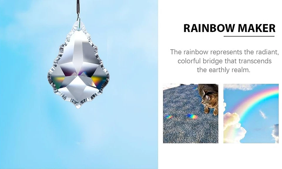 Prismas de vidrio Asfour Crystal French Cut (2 pulgadas) #911 Sun Catcher - Caja de 140 Foto 2 de 4