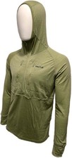Huto Lifestyle Merino Wool 150GSM Base Layer Hoodie: MRNOWL-BSLYR-HDIE-RNGGRN-XL