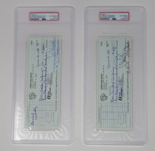 THREE DOG NIGHT Signed Autograph Auto Check Lot by 3 Slab JSA PSA