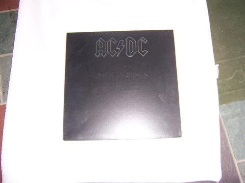AC/DC Black Vinyl Album-Very Nice Condition