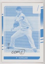 2016 Panini Donruss Test Proof Cyan 46/49 Carlos Carrasco #126 rg2