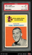 1961 Fleer #31 Tom Meschery Warriors RC St. Mary's PSA 4.5 - VG/EX+