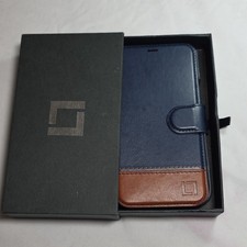 LUPA LEGACY Leather Wallet Case Blue Brown fo...