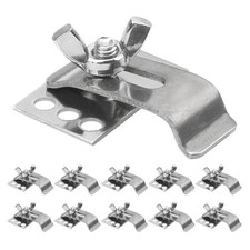 10Pcs 304 Stainless Steel Heavy Duty Sink Clips Kit, Kitchen Bathroom Epoxy U...