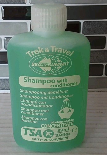 Sea to Summit TREK & TRAVEL SHAMPOO WITH CONDITIONER 89ml Concentrated TSA - Picture 3 of 3