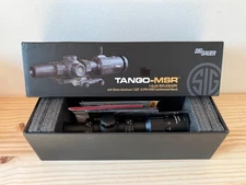 Sig Sauer TANGO-MSR 1-6x24mm LPVO Rifle Scope with Red Illuminated BDC-6 Reticle