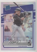 2020 Panini Donruss Rated Rookie Season Stat Line 23/400 Sam Hilliard #46 0q1p